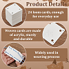 24Pcs Acrylic Looms Braiding Disk DIY-BC0014-11-4