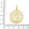 Brass Pendants KK-C162-025B-G-3