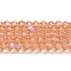 Transparent Electroplate Glass Beads Strands LS-GLAA-F029-2mm-D15-1