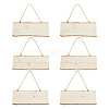 Unfinished Wood Pendant Decorations AJEW-WH0258-813-1