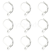 100Pcs Brass Leverback Earring Findings KK-YW0003-37P-1