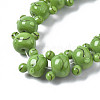 Handmade Bumpy Lampwork Beads Strands LAMP-Q031-011-3