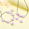 CHGCRAFT 26Pcs 26 Style Silicone Beads SIL-CA0001-36-4