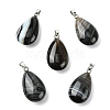 Natural Banded Agate Pendants GG-K002-09K-1