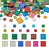 Elecrelive 272Pcs 2 Style Square Transparent Glass Cabochons GLAA-EL0001-01D-8