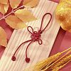 Nylon Thread Chinese Knot Pendant Decorations HJEW-JM02498-01-2