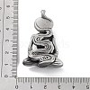 Tibetan Style Alloy Pendant PALLOY-H133-24AS-3