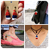 30Pcs 3 Styles Polycotton(Polyester Cotton) Tassel Pendant Decorations FIND-TA0009-07-8