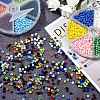 180g 12 Colors Ornaland Glass Seed Beads SEED-SZ0001-010-5