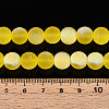 Frosted Transparent Glass Beads Strands LS-GLAA-T032-T10mm-MBB11-4