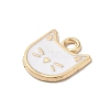 Rack Plating Alloy Enamel Charms ENAM-P254-03KCG-03-2