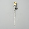 Rose Alloy Hair Sticks MRMJ-WH0077-031G-1