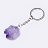 Natural Amethyst Keychain KEYC-Q080-2