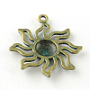 Sun Zinc Alloy Pendants X-PALLOY-R065-173-LF-2