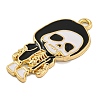 Halloween Alloy Enamel Pendants ENAM-H045-01G-06-2