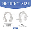 6Pcs 925 Sterling Silver Wire Guardian STER-TA0001-46S-3