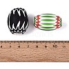 Handmade Millefiori Glass Barrel Beads LA-N002-28-3