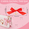 6Pcs 6 Colors Polyester Bowknot Pendant Decoration KEYC-AR00003-2