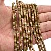 Natural Unakite Beads Strands G-L635-A15-4x2mm-2