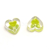 Transparent Clear Enamel Acrylic Beads ACRC-CJC0001-01G-1