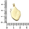 Brass Micro Pave Cubic Zirconia Pendants KK-K400-21B-G-3