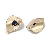 Brass Cubic Zirconia Pendants KK-H482-12G-02-3