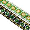 Ethnic Embroidery Polyester Ribbons OCOR-WH0074-07-1