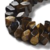 Natural Tiger Eye Beads Strands G-D091-A21-4