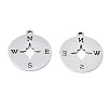 Non-Tarnish 201 Stainless Steel Pendants STAS-T044-236P-2