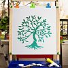 2Pcs 2 Styles Plastic Drawing Painting Stencils Templates DIY-GF0006-01A-5
