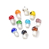 Mushroom Handmade Lampwork Beads Strands LAMP-R116-03-2