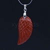 Natural Red Jasper Pendants WI-PW0001-085H-1