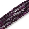 Natural Ruby Beads Strands G-P553-G01-02-1