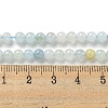 Natural Aquamarine Beads Strands G-K310-C06-4mm-4