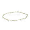 Natural Peridot Beaded Stretch Bracelet BJEW-JB08484-02-1