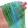 Transparent Painted Glass Beads Strands DGLA-A034-T3mm-A17-2