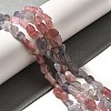 Natural Quartz & Tanzanite Stone Beads Strands G-L610-B23-02-2