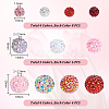   66pcs 11 style Polymer Clay Rhinestone Beads RB-PH0001-29-2