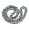 Electroplate Glass Beads Strand EGLA-S188-18-2