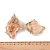 Natural Conch Shell Big Pendants SSHEL-N038-22-3