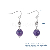 Natural Amethyst Dangle Earrings EJEW-JE03934-03-2