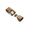 Alloy Snap Lock Clasps PALLOY-TAC0009-24AB-5