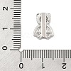 Brass Micro Pave Cubic Zirconia Slide Charms ZIRC-I068-13P-A-3