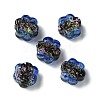 Handmade Foil Lampwork Beads Strands FOIL-Z001-03C-2