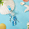 Jellyfish Glass & Acrylic Pendant Decorations HJEW-TAC0032-11