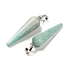 Natural Amazonite Pointed Pendants G-D089-01P-01-2