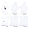 4Pcs 2 Styles Acrylic Earring Display Frame EDIS-YW0001-07-1