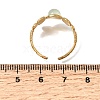 304 Stainless Steel Cuff Open Rings for Women GG-CBAE295-01G-09-4