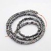 Electroplate Non-magnetic Synthetic Hematite Beads Strands X-G-J209D-01-2