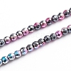 Electroplated Non-magnetic Synthetic Hematite Beads Strands G-L562-09A-1